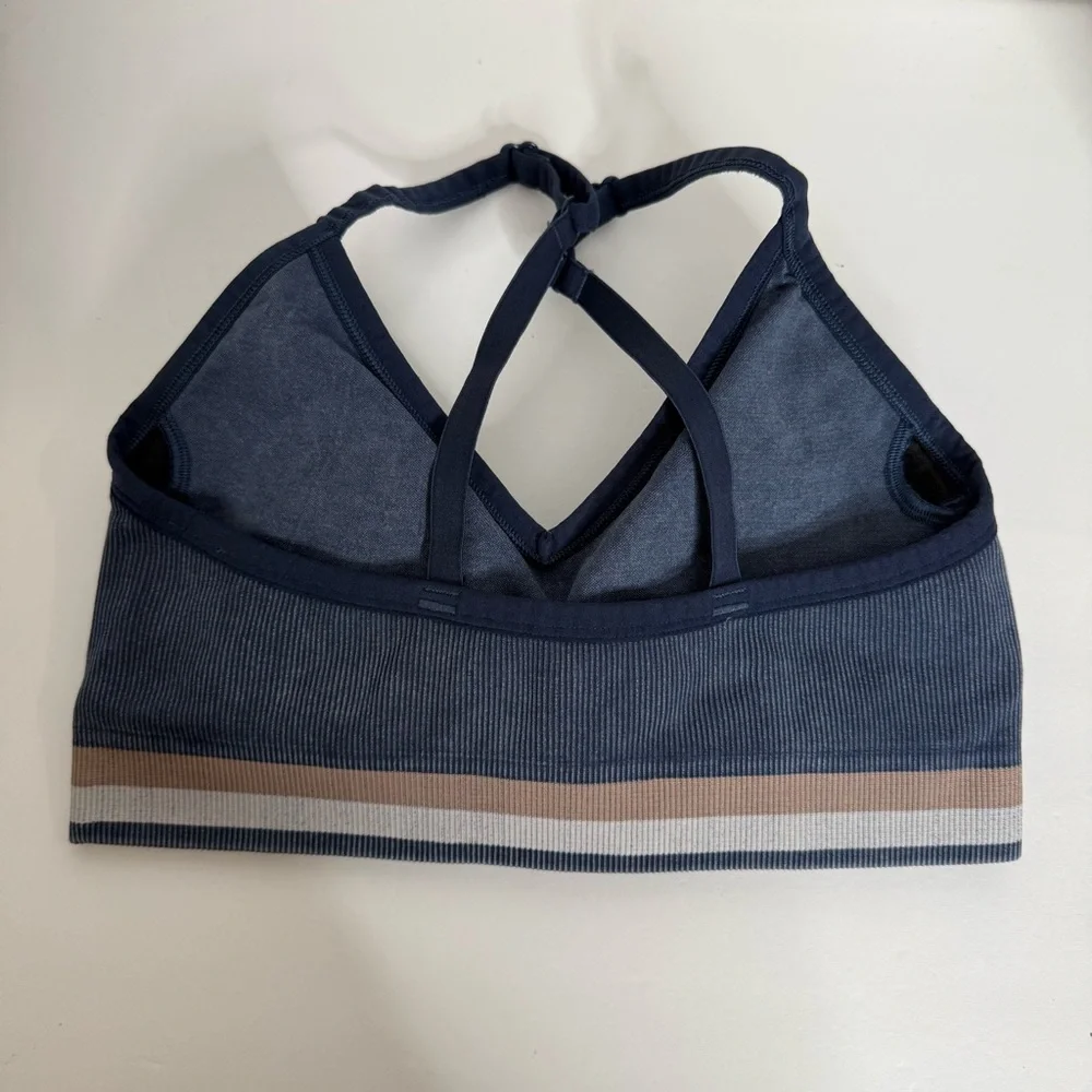 Spanx Women's Seamless Navy Blue Bralette Size Medium